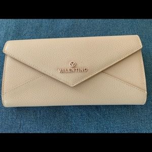 NEW Valentino Blush Leather Wallet